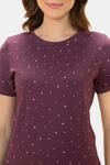 Amante Scoop Neck Sleep Tee - Moonlite Print — thumbnail 4